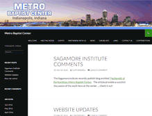 Tablet Screenshot of baptistcenterindy.com